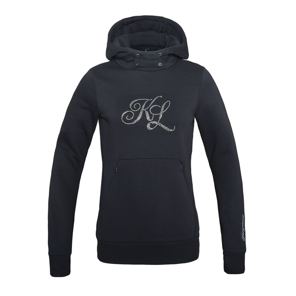 KLelyse Kapuzenpulli mit Kristall-Logo für Damen