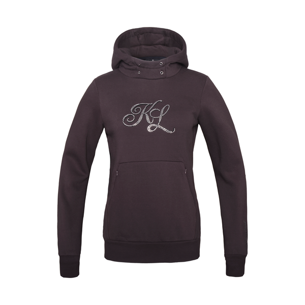 KLelyse Kapuzenpulli mit Kristall-Logo für Damen