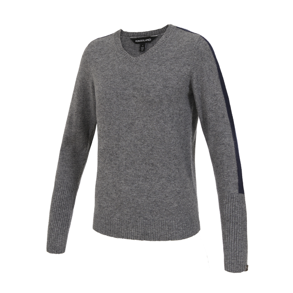 KLfia Strickpullover mit V-Ausschnitt für Damen