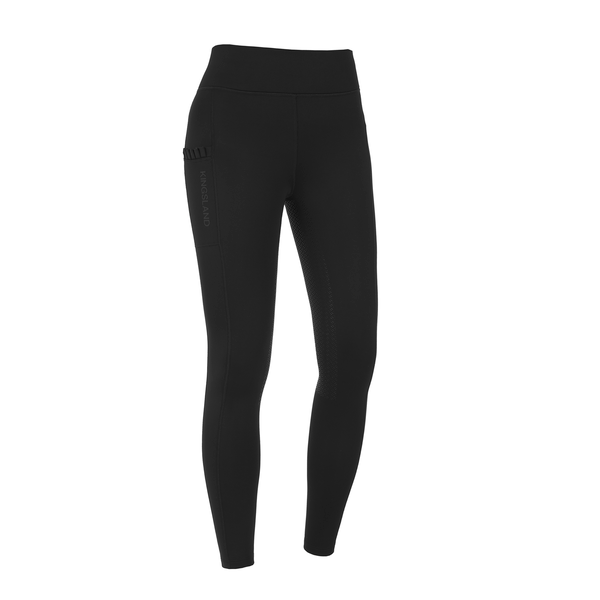 KLkattie Damen-Reithose mit plissierter Tasche und vollem Grip