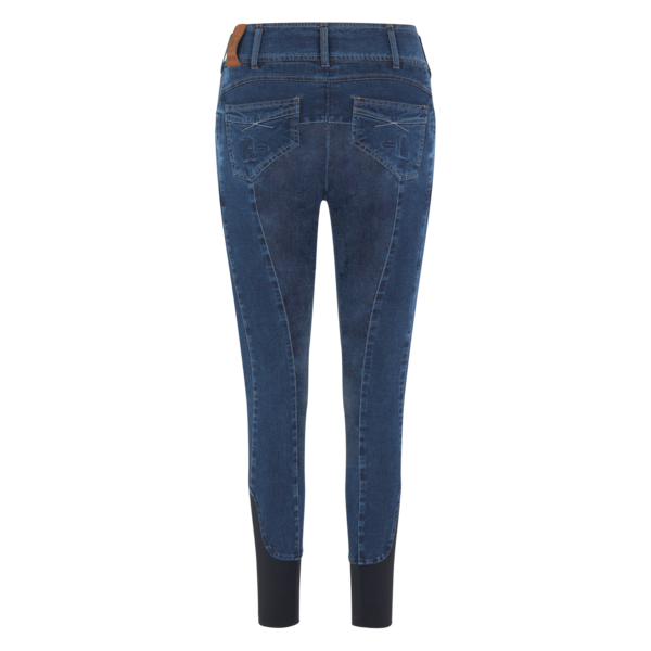 KLkayce Denim-Reithose mit Kniebesatz für Damen