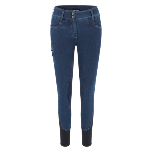 KLkayce Denim-Reithose mit Kniebesatz für Damen