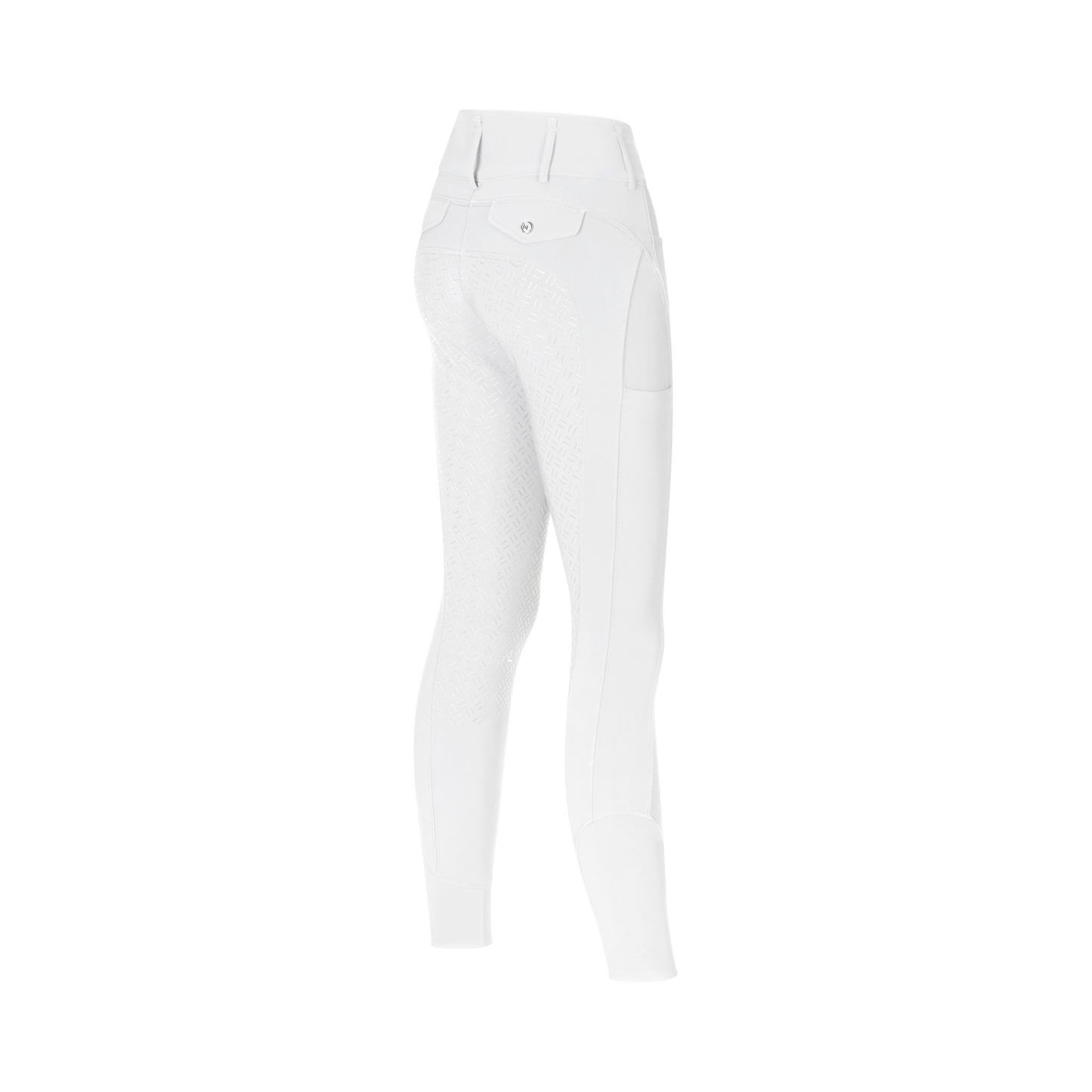 Klkimi A-Shape Reithose für Damen mit Vollbesatz und mittlerer Bundhöhe