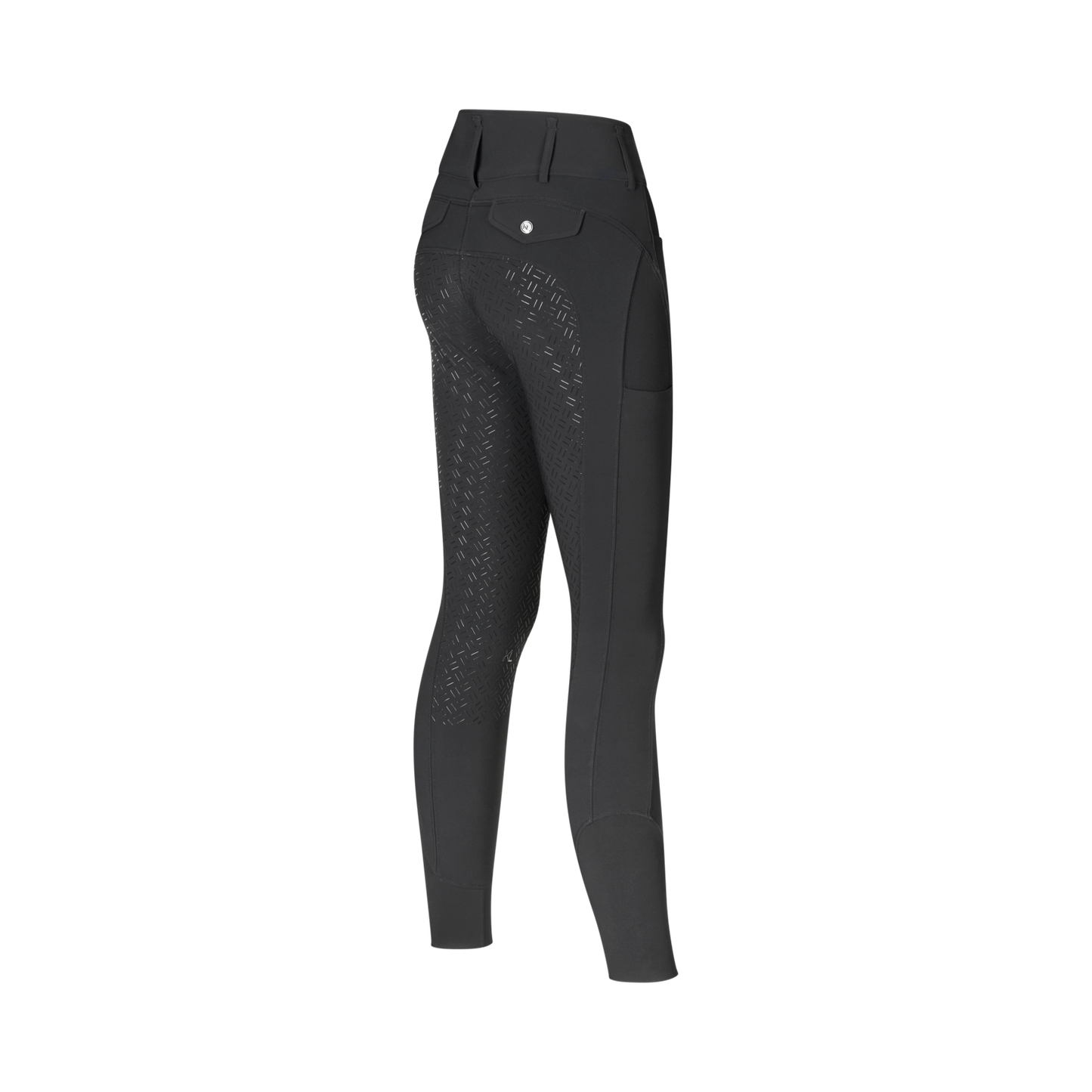 Klkimi A-Shape Reithose für Damen mit Vollbesatz und mittlerer Bundhöhe