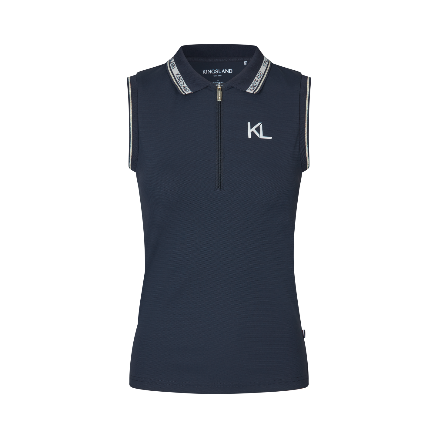 KLNaira Ärmelloses Piqué-Poloshirt für Damen