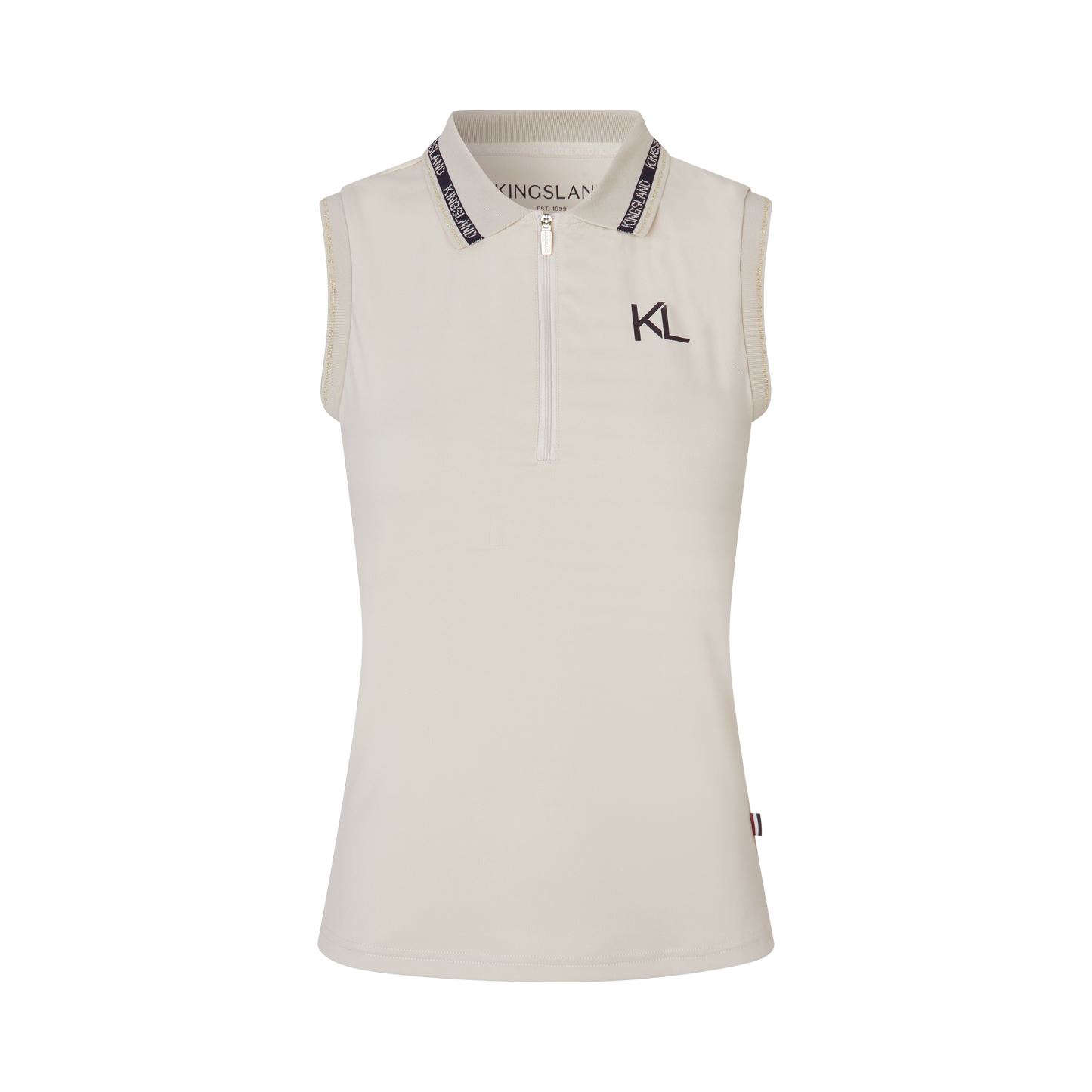 KLNaira Ärmelloses Piqué-Poloshirt für Damen