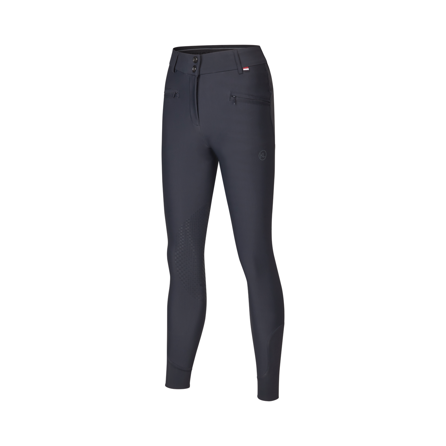 KLKerry Nahtlose Reithose für Damen mit Kniebesatz und H-Form