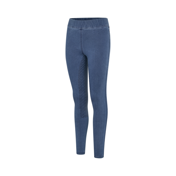 KLMila Denim-Reitleggings für Junioren, Full-Grip