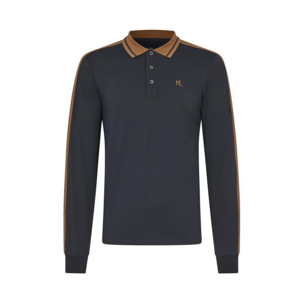 KLMarco Piqué-Poloshirt mit langem Arm für Herren
