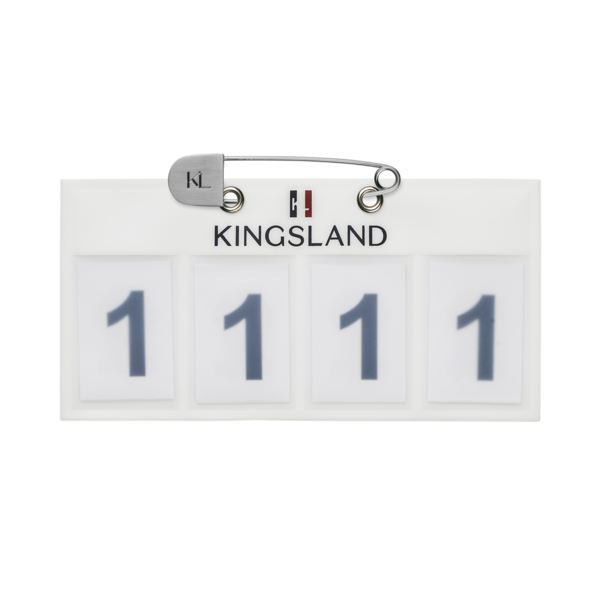 Classic Startnummer mit 4 Taschen, 2er-Pack