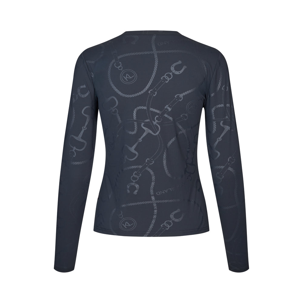 KLLindsey Damen-Trainingshemd mit Rundhalsausschnitt