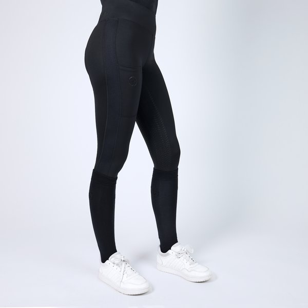 KLkarina Damen-Reitleggings mit Vollbesatz