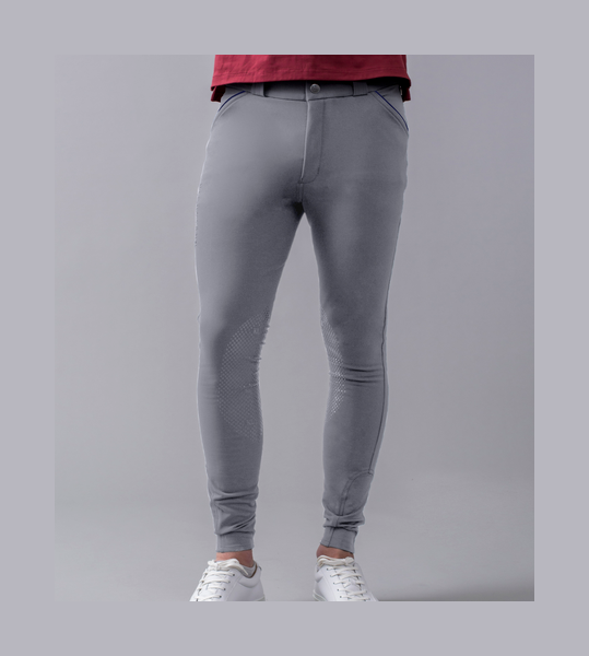 KlKolton Herren Kniebesatz Reithose