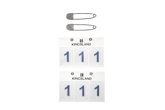 Classic 3-pocket Number plate, 2-pack