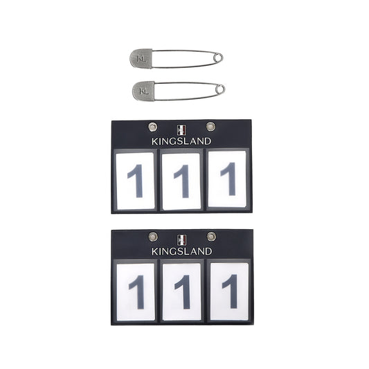Classic 3-pocket Number plate, 2-pack