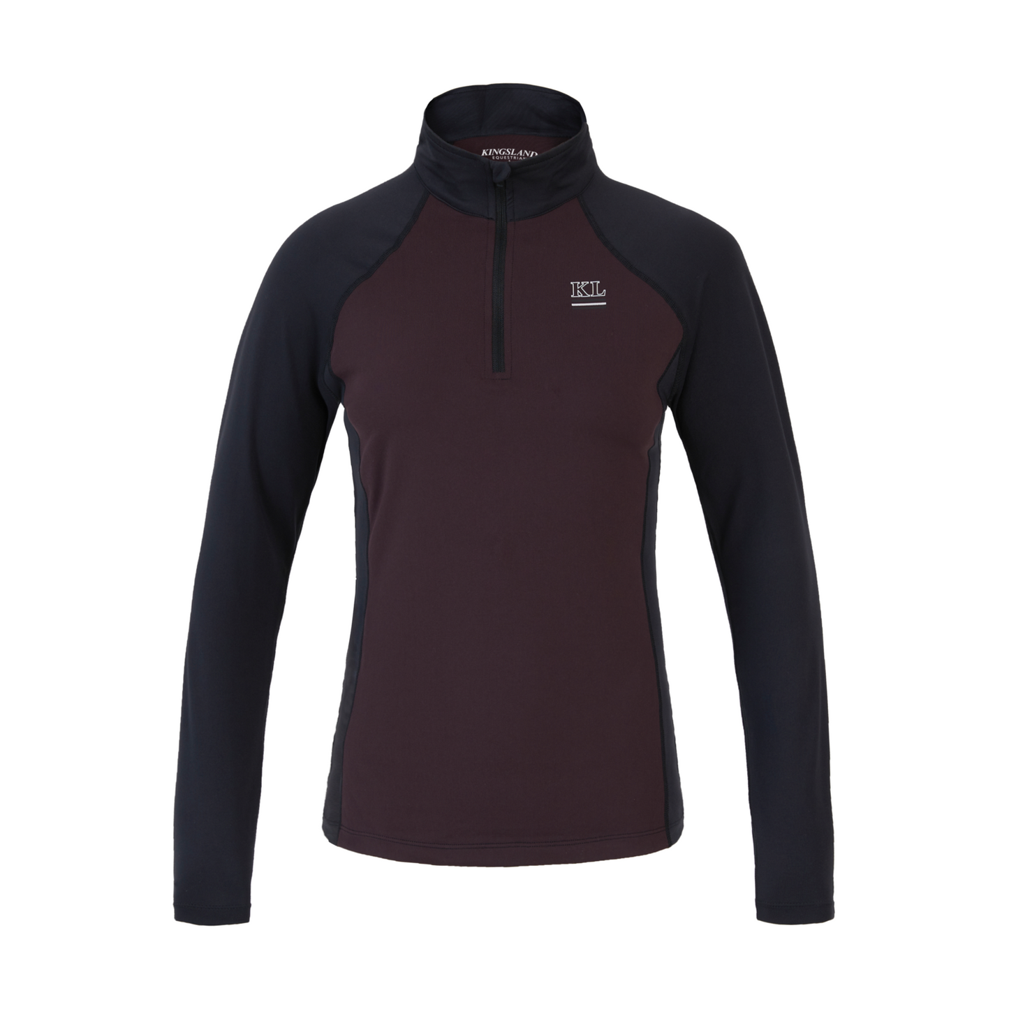 KLerin Damen 3/4 Zip Trainingsshirt