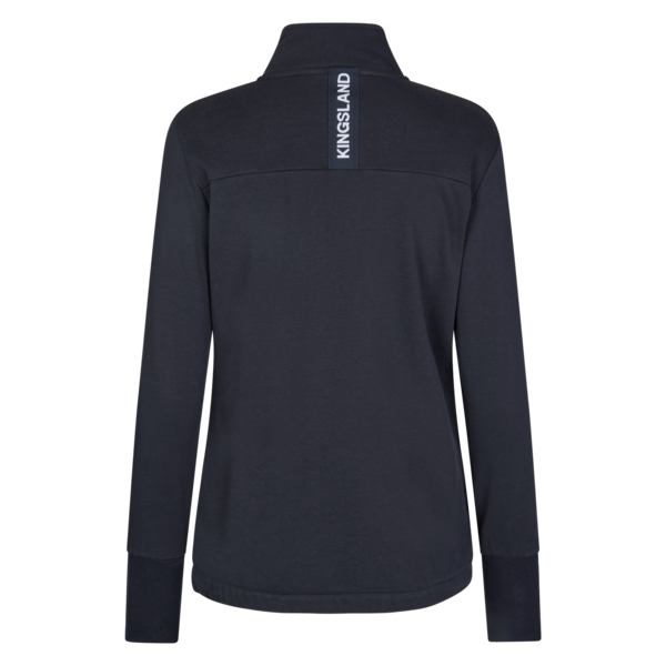 KLhusna Damen-Sweatshirt mit halbem Reißverschluss