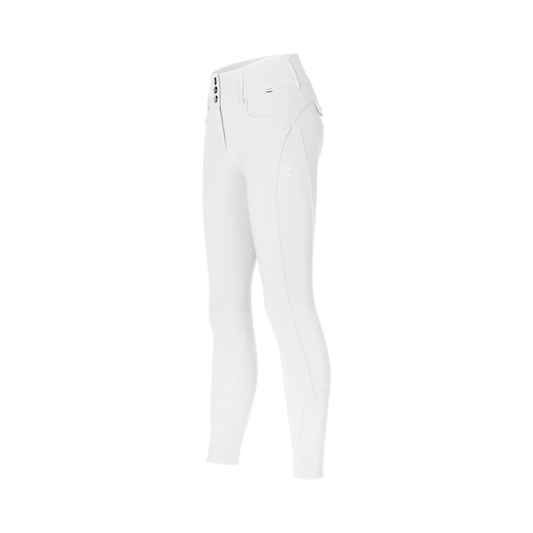 Klkimi A-Shape Reithose für Damen mit Vollbesatz und mittlerer Bundhöhe 