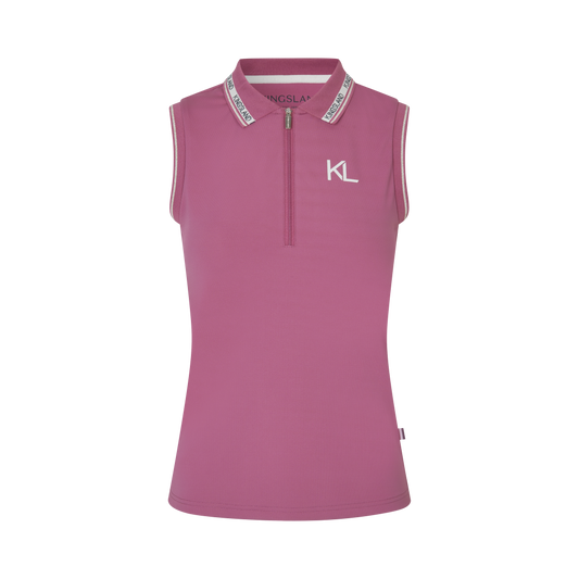 KLNaira Ärmelloses Piqué-Poloshirt für Damen