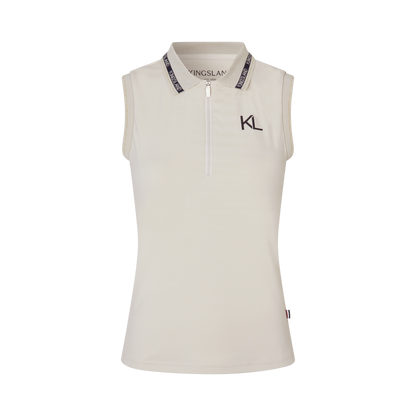 KLNaira Ärmelloses Piqué-Poloshirt für Damen