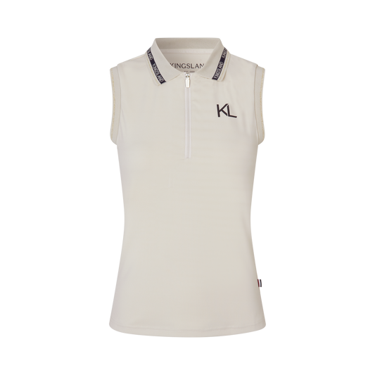 KLNaira Ärmelloses Piqué-Poloshirt für Damen
