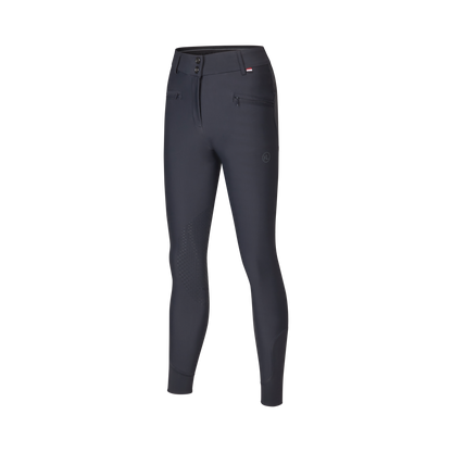 KLKerry Nahtlose Reithose für Damen mit Kniebesatz und H-Form