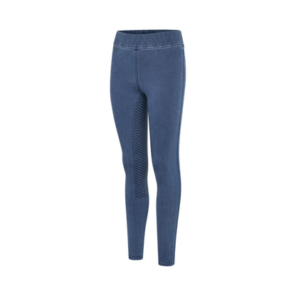 KLMila Denim-Reitleggings für Junioren, Full-Grip