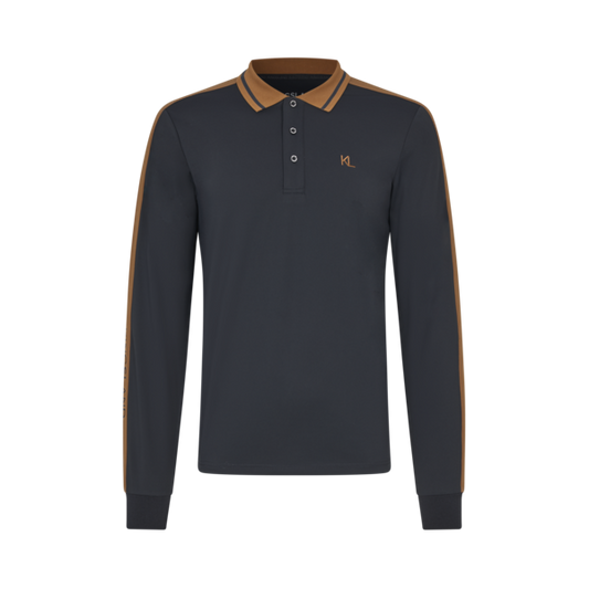 KLMarco Piqué-Poloshirt mit langem Arm für Herren