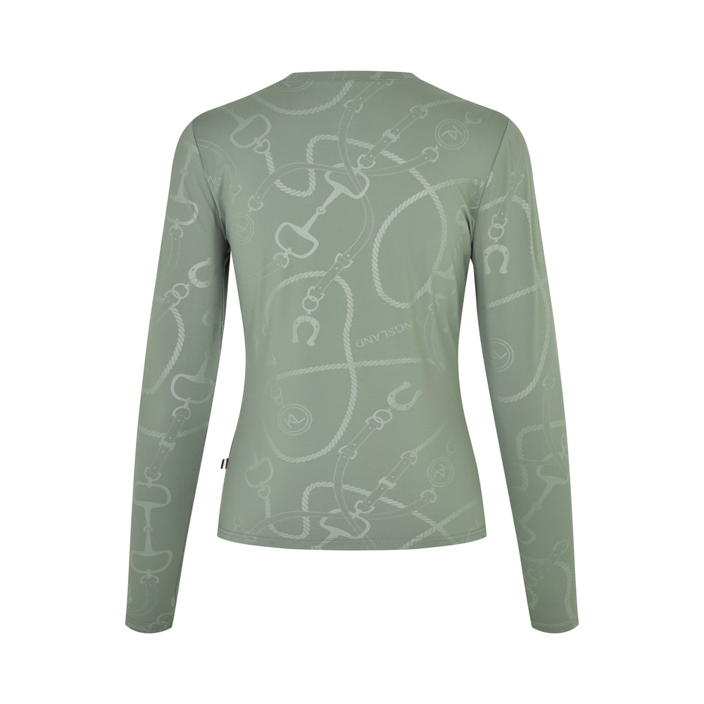 KLLindsey Damen-Trainingshemd mit Rundhalsausschnitt