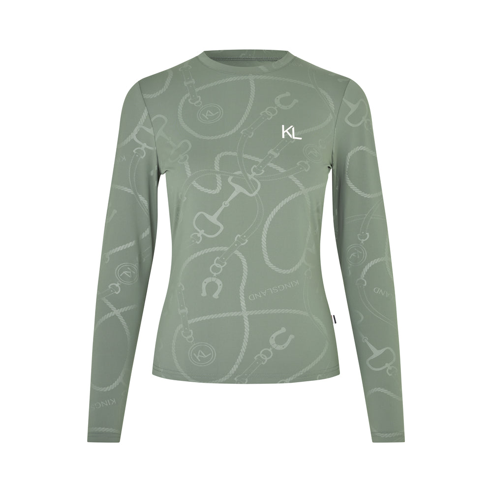 KLLindsey Damen-Trainingshemd mit Rundhalsausschnitt