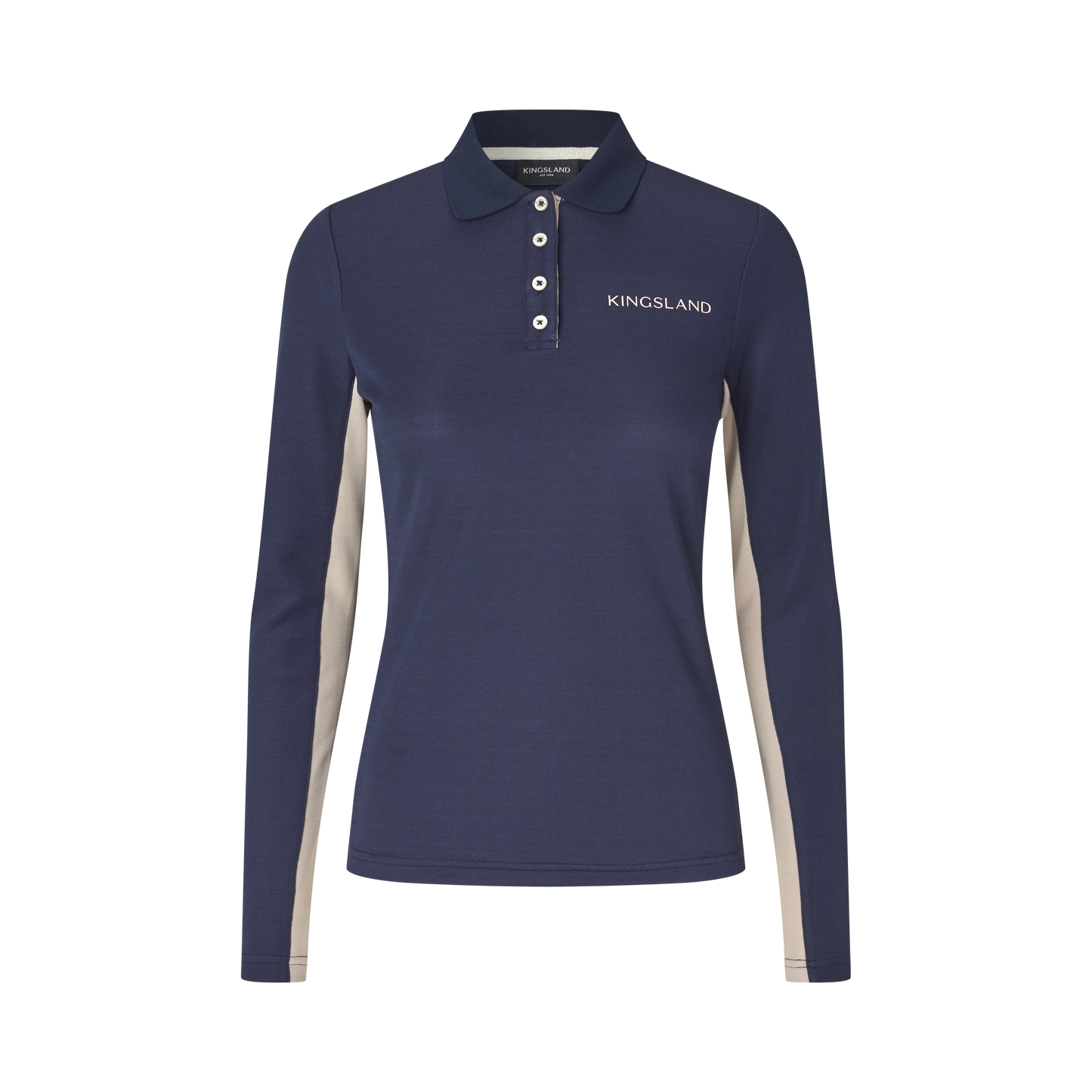 KLAmy langärmliges Poloshirt für Damen