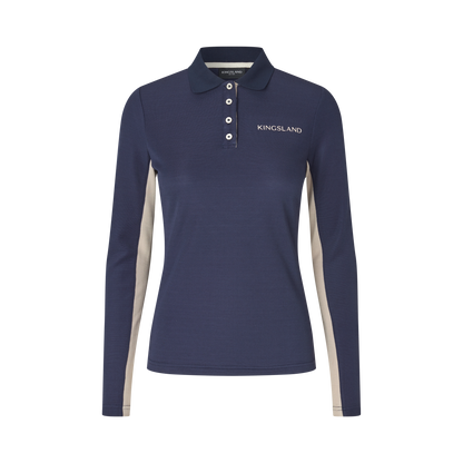 KLAmy langärmliges Poloshirt für Damen