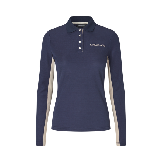 KLAmy langärmliges Poloshirt für Damen