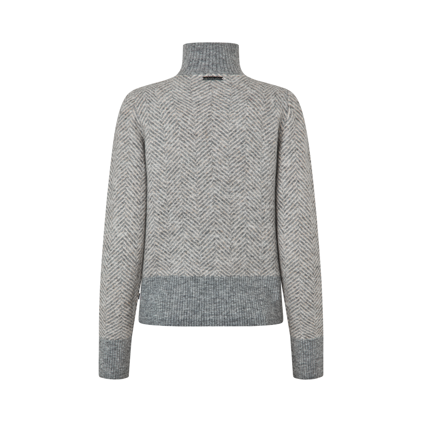 KLAudrey Strickpullover mit Reißverschlußkragen für Damen