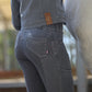KLKayce Denim-Reithose für Damen mit Vollbesatz und H-Form