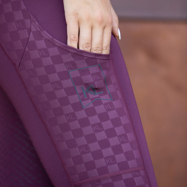 KLMelanie Reitleggins für Damen, Full-Grip