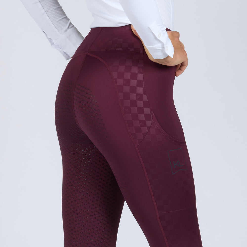 KLMelanie Reitleggins für Damen, Full-Grip