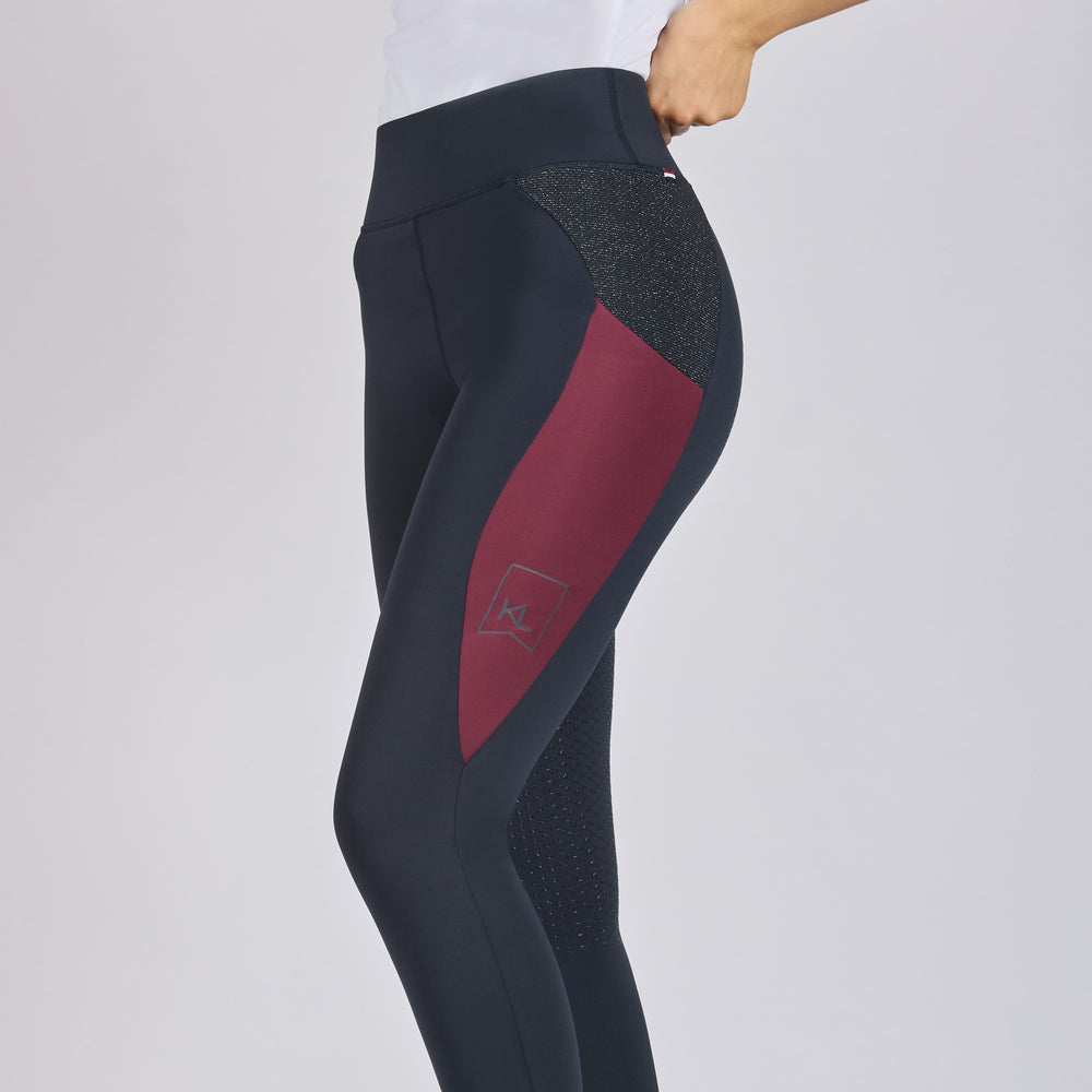 KLMegan Reitleggins für Damen, Full-Grip