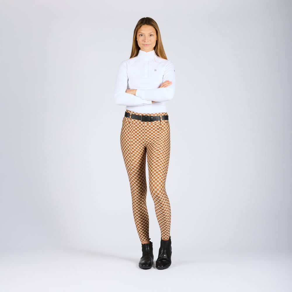 KLKristin, A-Shape, Pull-Up Reithose, Vollbesatz, Damen