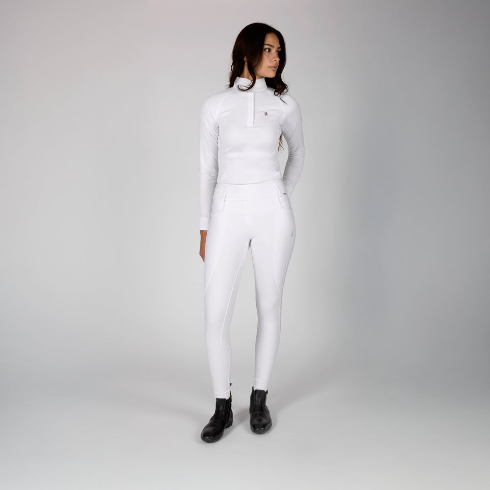 KLKristin Damen-Pull-up-Reithose mit Vollbesatz und A-Form