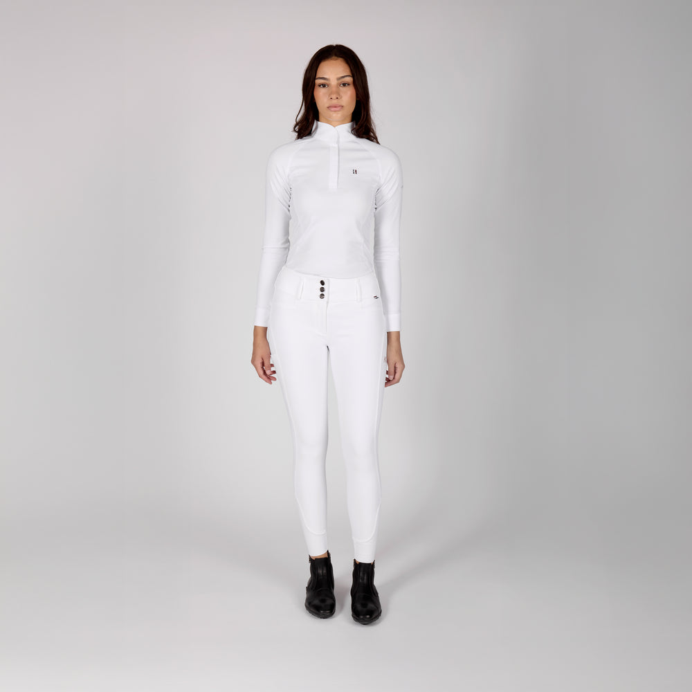 KLKimi, A-Shape, Mittelhoher Taille-Reithose, Vollbesatz, Damen