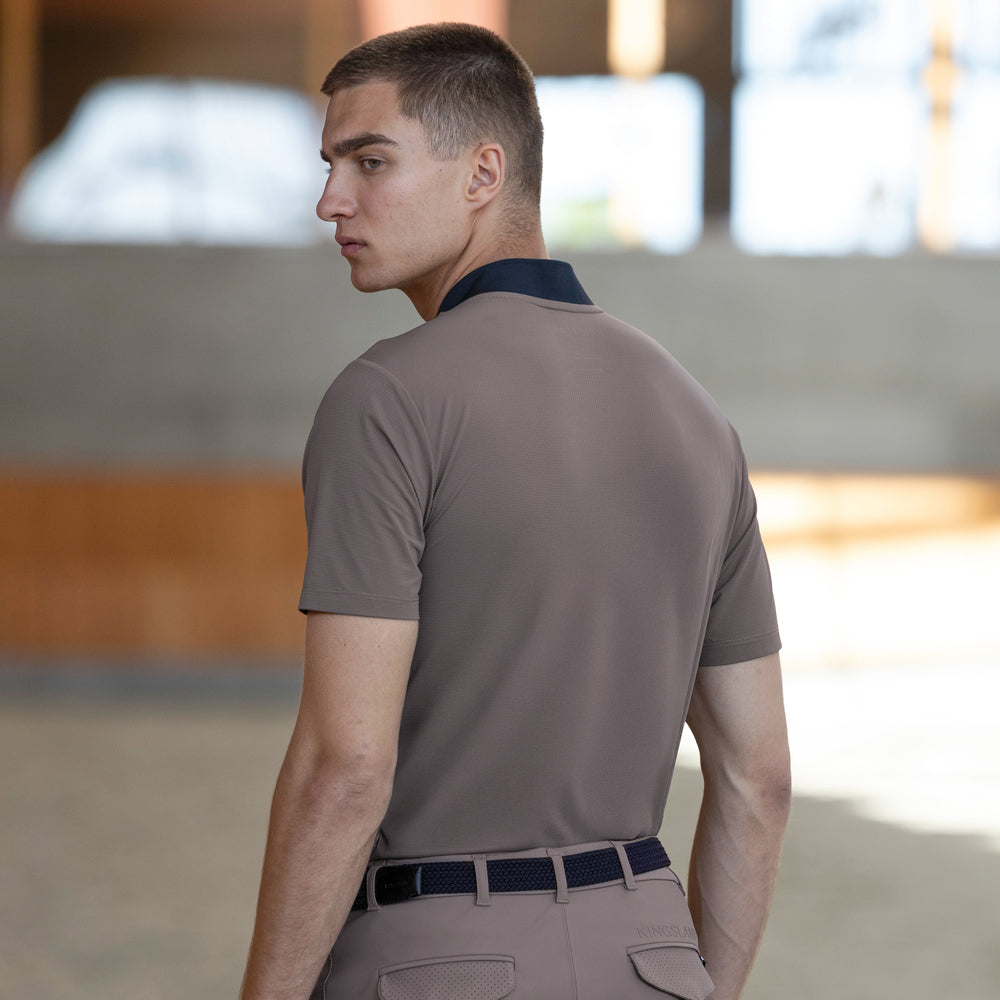 KLLiam Herren-Trainingshemd mit kurzen Ärmeln